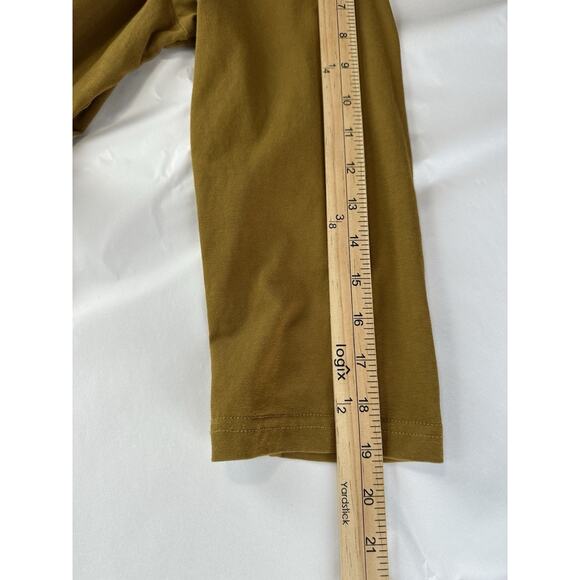 Iridium Top Womens Sz XL 95% Cotton Lagenlook Tee Mustard Yellow Oversized Boxy - Picture 11 of 12